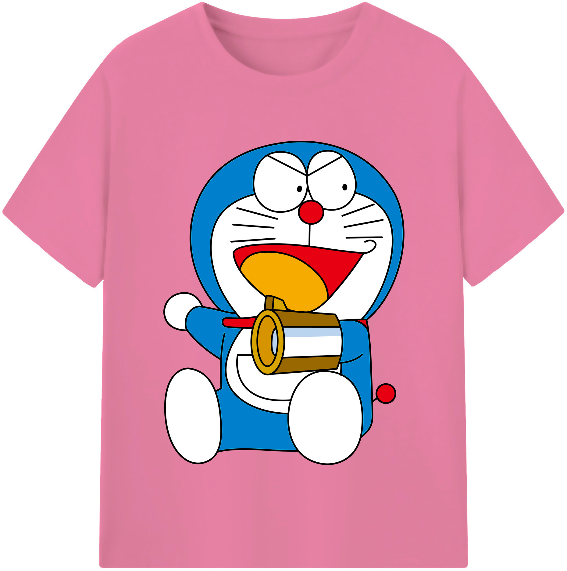 （画像用） ドラえもん Doraemon 綿100％半袖Tシャツ（フロントプリント）